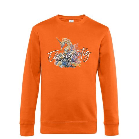Einzigartig Seepferd Herren Pulli King