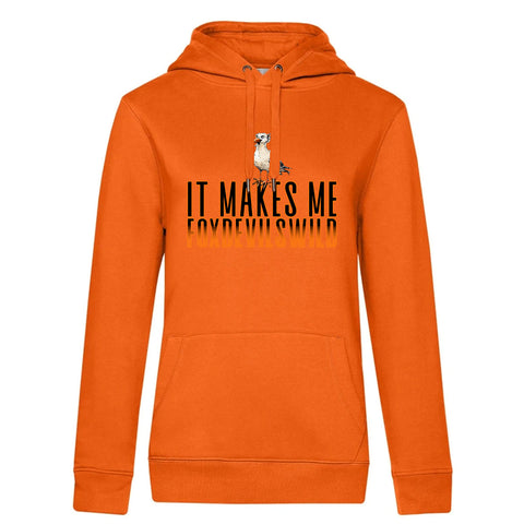 Foxdevilswild  Damen Kapuzenpulli Queen
