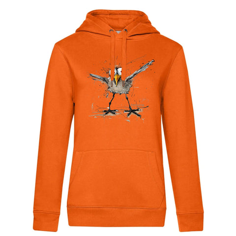 Verrückte Möwe Damen Kapuzenpulli Queen