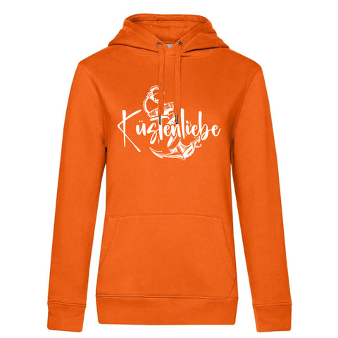 Küstenliebe Anker Damen Kapuzenpulli Queen