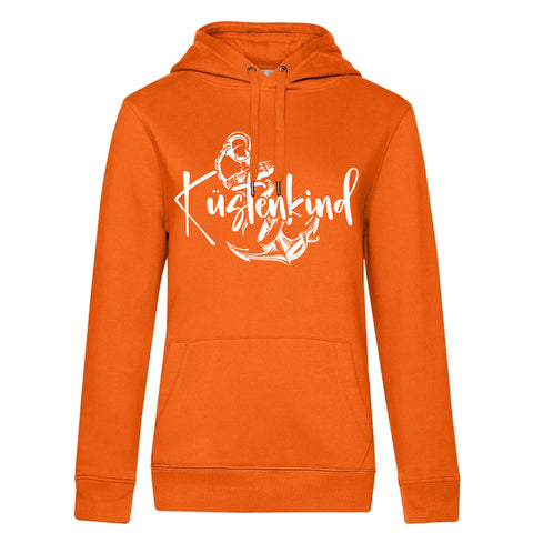 Küstenkind Anker Damen Kapuzenpulli Queen