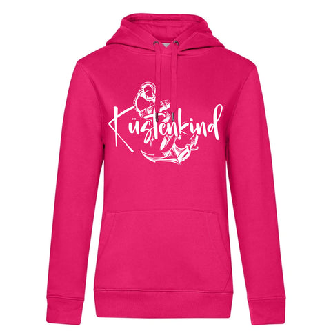 Küstenkind Anker Damen Kapuzenpulli Queen