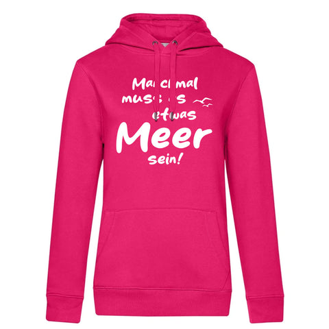 Meer sein Damen Kapuzenpulli Queen