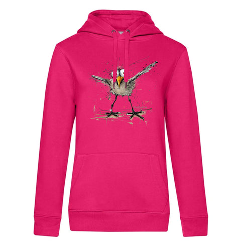 Verrückte Möwe Damen Kapuzenpulli Queen