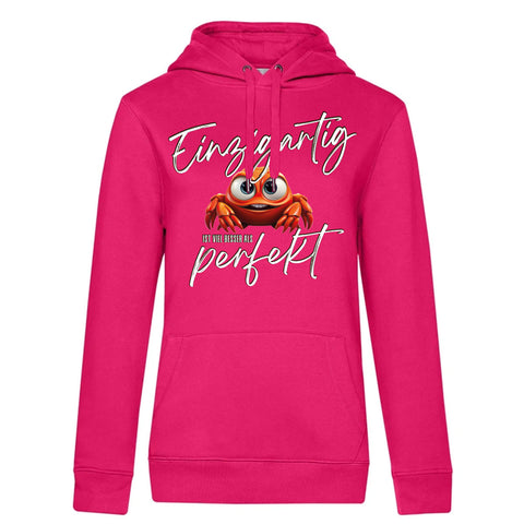 Besser als Perfekt Damen Kapuzenpulli Queen