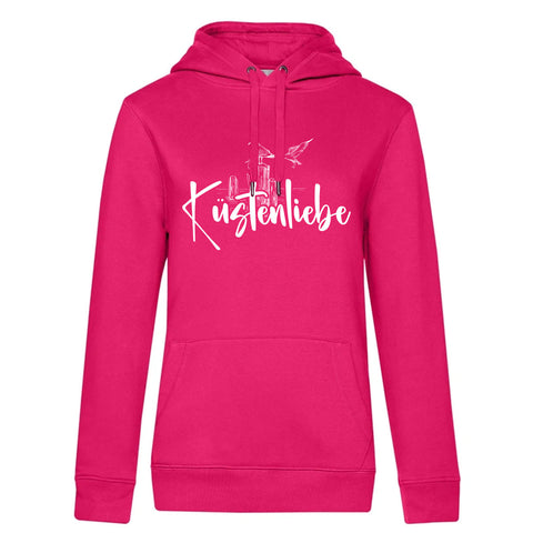 Küstenliebe Möwe Damen Kapuzenpulli Queen