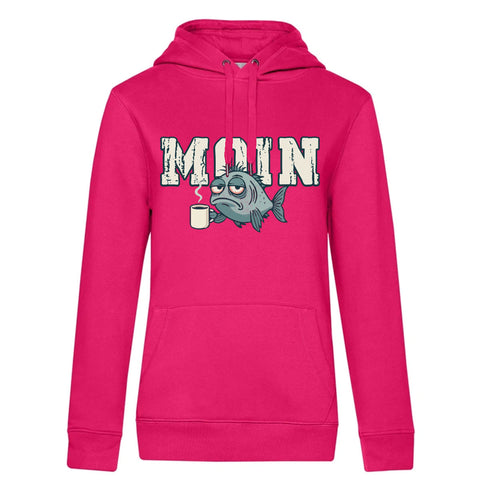 MOIN Kaffee Damen Kapuzenpulli Queen