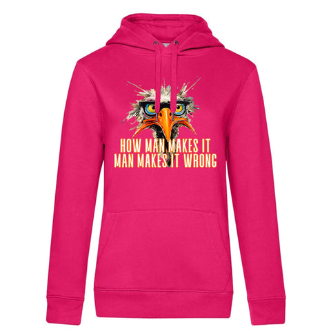 How man makes  Damen Kapuzenpulli Queen