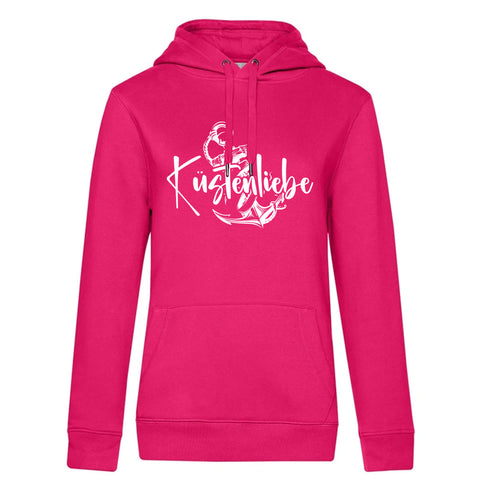 Küstenliebe Anker Damen Kapuzenpulli Queen