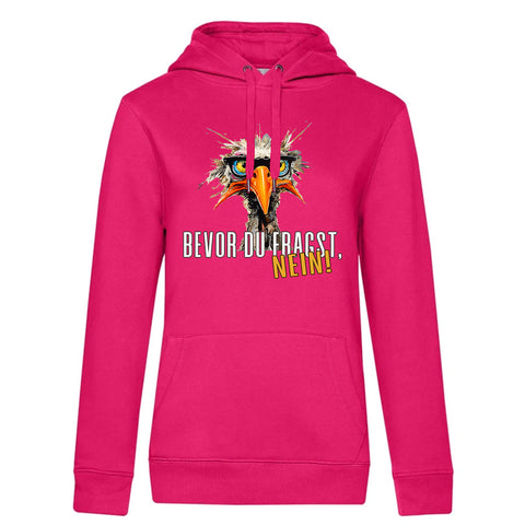 Bevor du Fragst  Damen Kapuzenpulli Queen