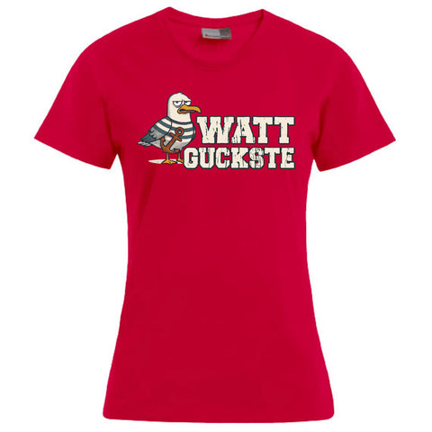 Watt guckste Damen T-Shirt