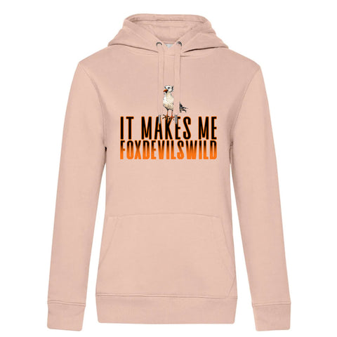Foxdevilswild  Damen Kapuzenpulli Queen