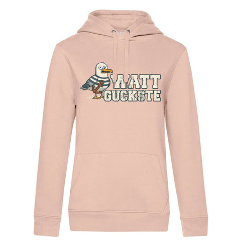 Watt Guckste Damen Kapuzenpulli Queen