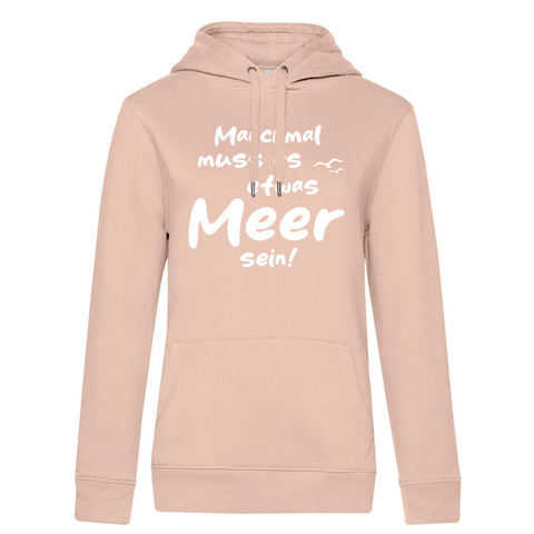 Meer sein Damen Kapuzenpulli Queen