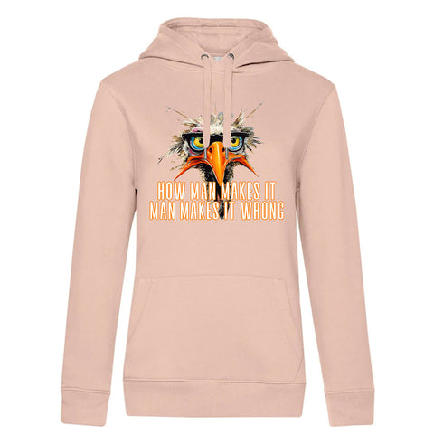 How man makes  Damen Kapuzenpulli Queen
