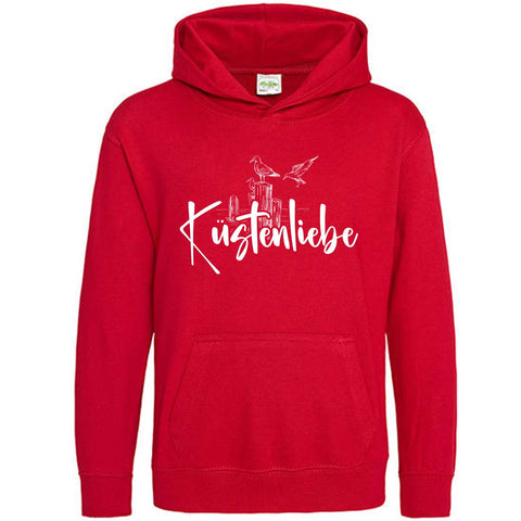 Küstenliebe Möwe Kids Kapuzenpullover