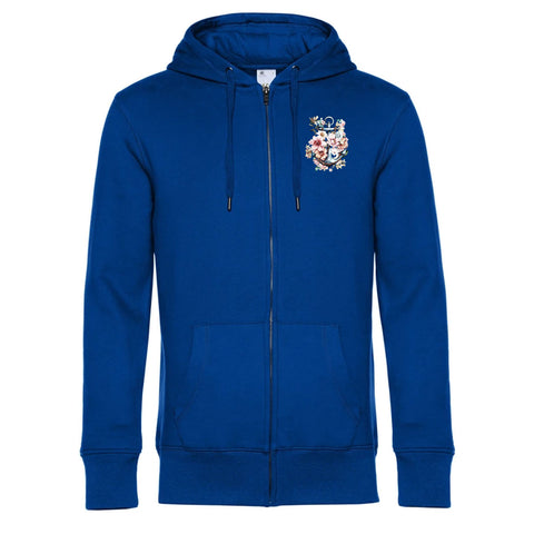 Floral Anker Herren Kapuzenjacke King