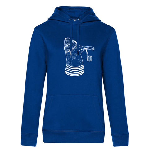 Möwe Damen Kapuzenpulli Queen