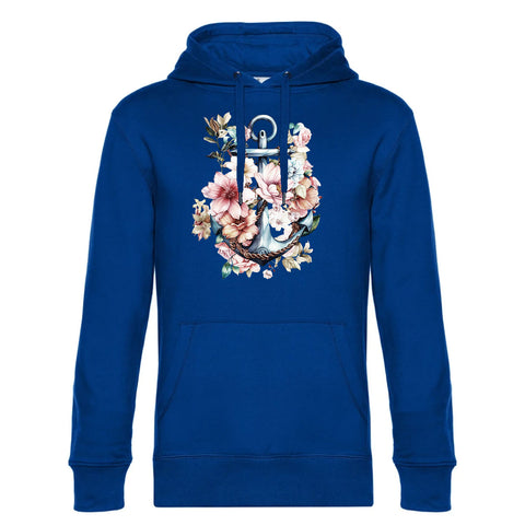 Floral Anker Herren Kapuzenpulli King