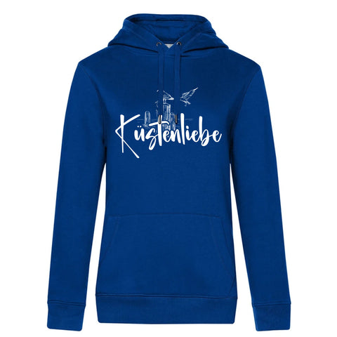 Küstenliebe Möwe Damen Kapuzenpulli Queen