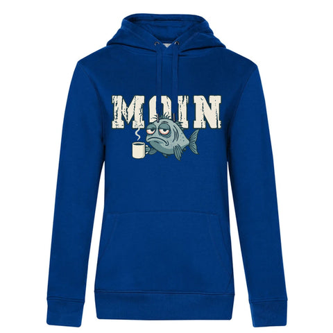 MOIN Kaffee Damen Kapuzenpulli Queen