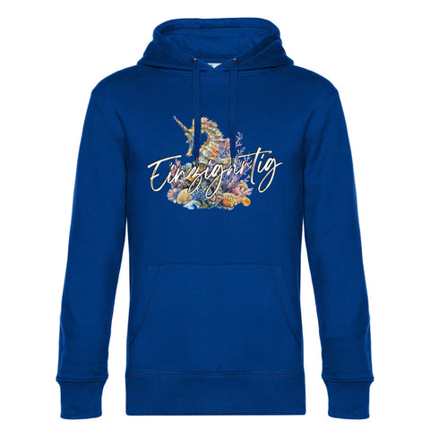 Einzigartig Seepferd Herren Kapuzenpulli King