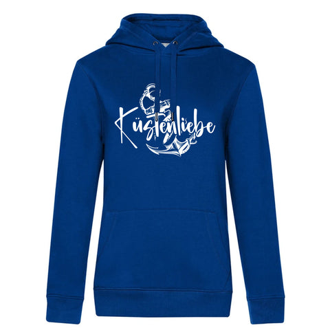 Küstenliebe Anker Damen Kapuzenpulli Queen