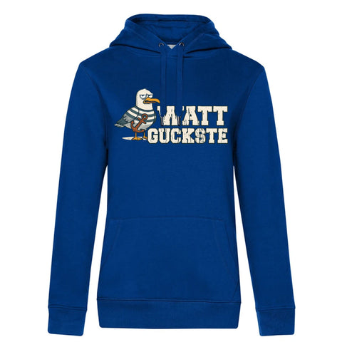 Watt Guckste Damen Kapuzenpulli Queen