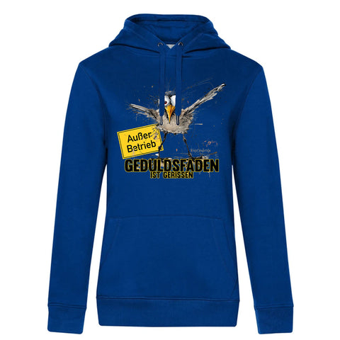 Außer Betrieb  Damen Kapuzenpulli Queen