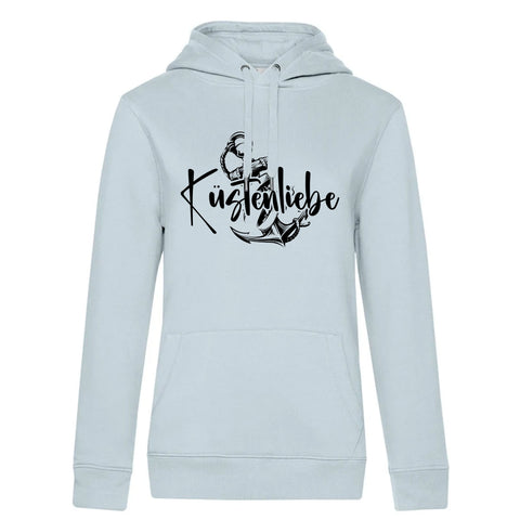 Küstenliebe Anker Damen Kapuzenpulli Queen