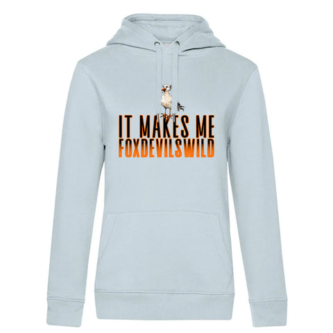 Foxdevilswild  Damen Kapuzenpulli Queen