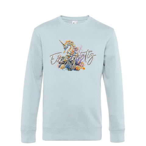 Einzigartig Seepferd Herren Pulli King