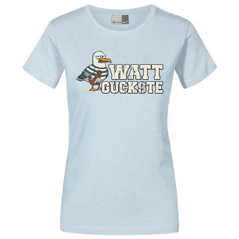 Watt guckste Damen T-Shirt
