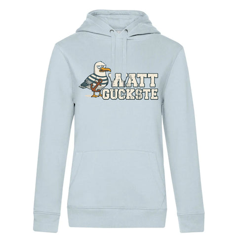 Watt Guckste Damen Kapuzenpulli Queen