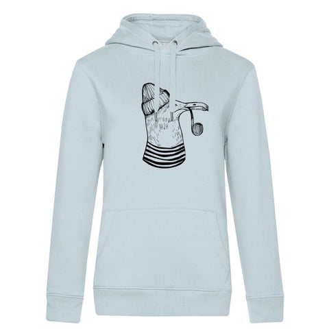 Möwe Damen Kapuzenpulli Queen