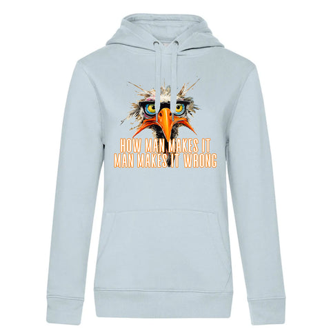 How man makes  Damen Kapuzenpulli Queen