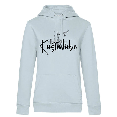 Küstenliebe Möwe Damen Kapuzenpulli Queen