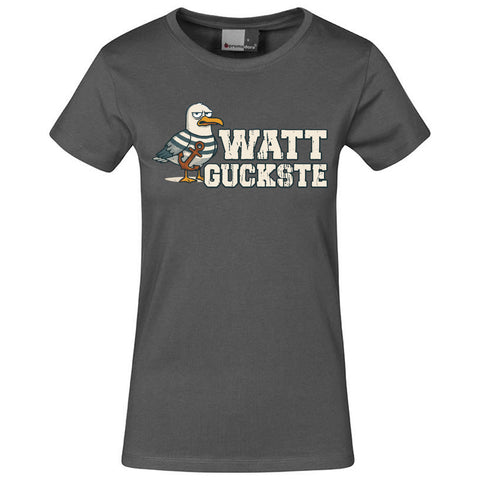 Watt guckste Damen T-Shirt