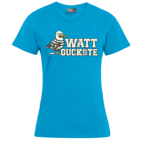 Watt guckste Damen T-Shirt