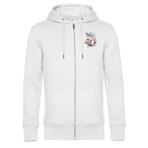Floral Anker Herren Kapuzenjacke King