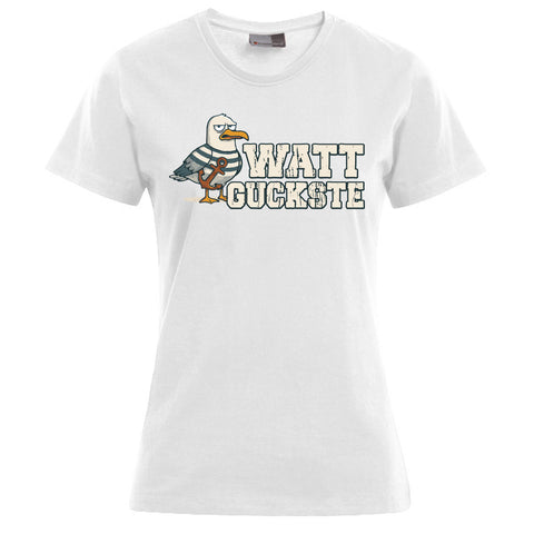 Watt guckste Damen T-Shirt