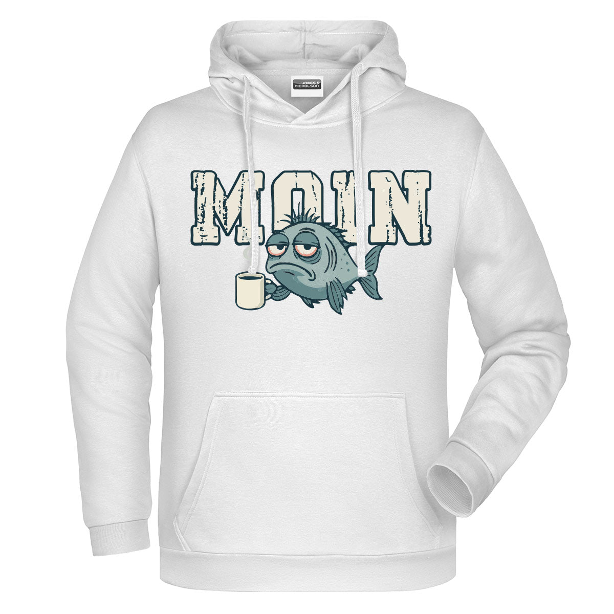 MOIN Kaffee Herren Komfort Kapuzenpulli