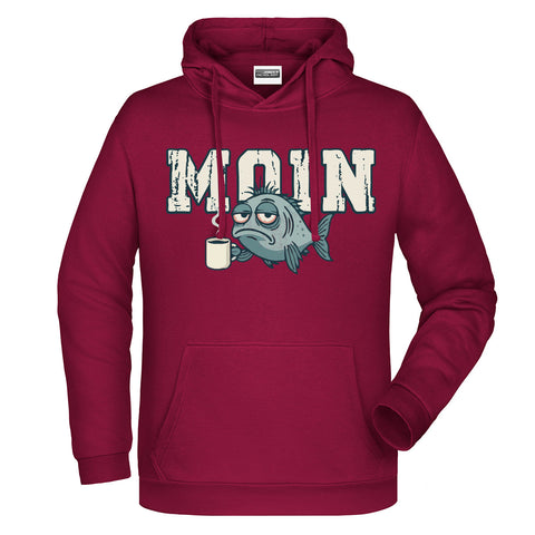 MOIN Kaffee Herren Komfort Kapuzenpulli