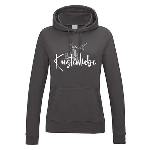 Küstenliebe Möwe Damen Kapuzenpulli