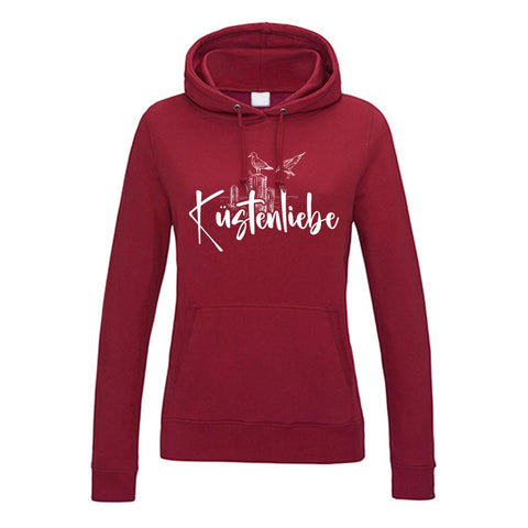 Küstenliebe Möwe Damen Kapuzenpulli