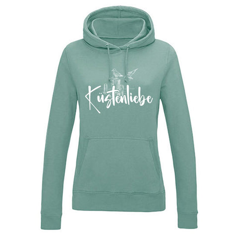 Küstenliebe Möwe Damen Kapuzenpulli