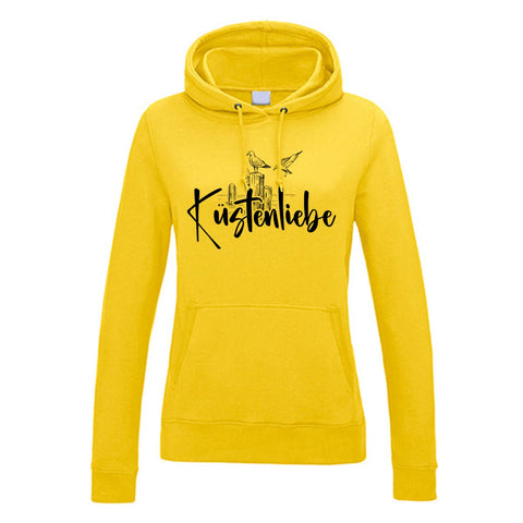 Küstenliebe Möwe Damen Kapuzenpulli