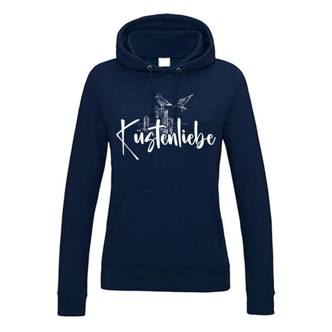 Küstenliebe Möwe Damen Kapuzenpulli