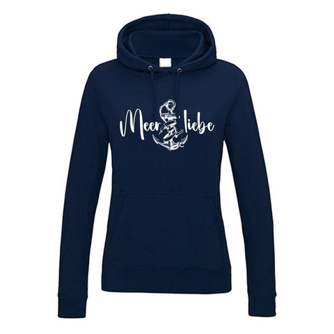 Meer liebe Damen Kapuzenpulli