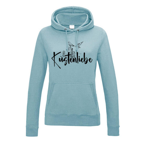 Küstenliebe Möwe Damen Kapuzenpulli